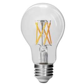 Feit Electric BPA1975CL927CA/FIL/2 LED Light Bulb, A19 Lamp, 75 W Equivalent, E26 Medium Lamp Base, Dimmable