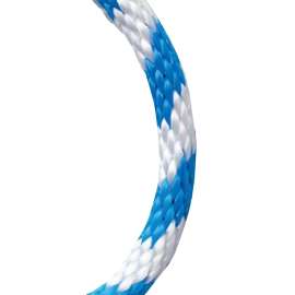 BARON 51213 Derby Rope, 3/8 in Dia, 50 ft L, 180 lb Working Load, Polypropylene, Blue/White
