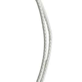 BARON 64001 Rope, 1/8 in Dia, 600 ft L, 15 lb Working Load, Nylon/Poly, White