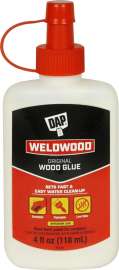 WELDWOOD 7079800496 Multi-Purpose Glue, Yellow, 4 fl-oz Bottle