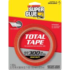 TAPE TOTAL DBL SDD RL 98X3/4IN