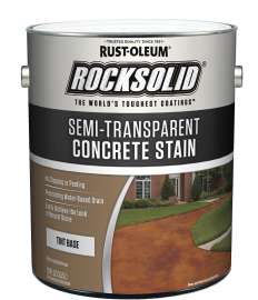 RUST-OLEUM 239418 Semi-Transparent Concrete Stain, Liquid, 1 gal
