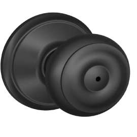 Schlage F Series F40VGEO622 Privacy Door Lock, Knob Handle, Matte, 2-3/8, 2-3/4 in Backset, 1-3/8 to 1-3/4 in Thick Door