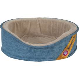 DOGZILLA 80379 Pet Lounger, Fabric Cover, Black/Red