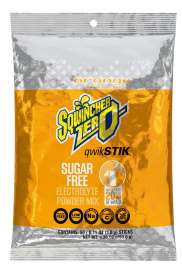 Sqwincher Qwik Stik ZERO Series 159060100 Drink Mix, Sugar-Free, Powder, Orange Flavor, 0.11 oz Stick