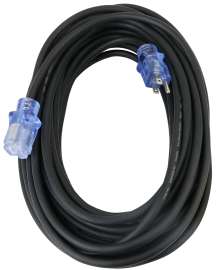PowerZone Extension Cord, Rubber, 14/3, 50 ft