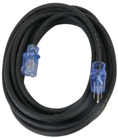 PowerZone Extension Cord, Rubber, 12/3, 25 ft