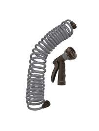 Orbit 26382 Garden Hose, 25 ft L, Polyurethane, Gray