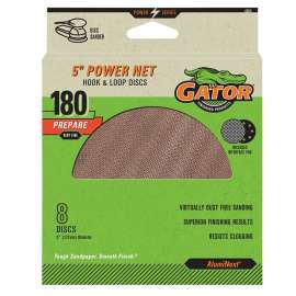 Gator 4804 Power Net Disc, 5 in Dia, 180 Grit, Very Fine