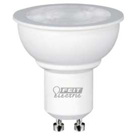 Feit Electric BPMR16GU10/500/93 LED Lamp, Track/Recessed, MR16 Lamp, 50 W Equivalent, GU10 Lamp Base, Dimmable