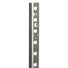 Knape & Vogt 255 255 ZC 96 Mortise-Mount Pilaster Standard 500 lb, Steel, Wall Mounting