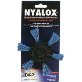 Dico 541-788-4 Flap Wheel Brush, 4 in Dia, Nylon Bristle