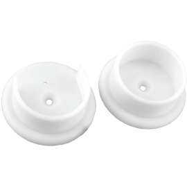 John Sterling Closet-Pro BC-0037 Closet Pole Socket, Plastic, White, Powder-Coated