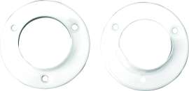 John Sterling Closet-Pro BC-0039-WT Closet Pole Socket, Steel, White, Powder-Coated