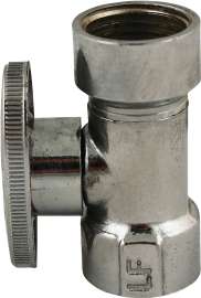 Plumb Pak PP57PCLF Shut-Off Valve, 1/2 x 7/16 in Connection, FIP x Compression