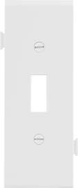 Eaton Wiring Devices STC1W Mid-Size Wallplate, 1-Gang, Polycarbonate, White