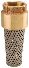 Boshart PENL-FV125 Foot Valve, 1-1/4 in Connection, 200 psi Pressure, Brass Body
