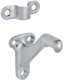 Schlage Ives Series 059B26D Handrail Bracket, Brass, Satin Chrome