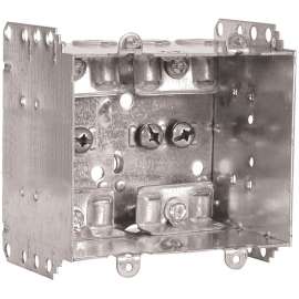 HUBBELL 2104LLEU2BAR Device Box, 2 -Gang, Metal