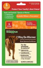 SENTRY 3933 Dewormer, Tablet, 6 Count