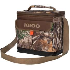 IGLOO Realtree 64638 Cooler Bag, 12 Cans Capacity, Camouflage