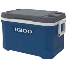 IGLOO 50338 Latitude Cooler, 52 qt Cooler, Polyurethane, Indigo Blue
