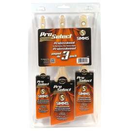 Pro Select 1964 Angular Sash Brush Set, 3-Brush
