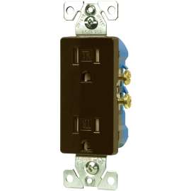 Eaton Wiring Devices TR1107RB-SP-L Duplex Receptacle, 2 -Pole, 15 A, 125 V, Push-in, Side Wiring, NEMA: 5-15R