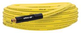 Amflo 575-50A Hybrid Air Hose, 3/8 in ID, 50 ft L, MNPT, 300 psi Pressure, Polymer, Yellow