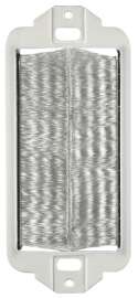 Decora 41075-DBW Brush Pass-through Insert, Plastic, White