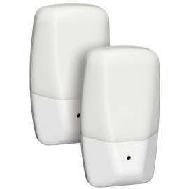 AmerTac Aria Series NL-ARIA-F2 Curve Night Light, 120 V, 0.3 W, LED Lamp, Warm White Light, 1 Lumens, 3000 K Color Temp
