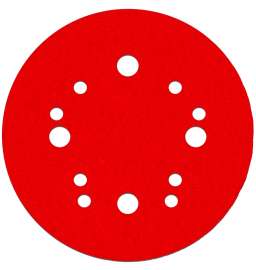 Diablo DCD050320H15G Sanding Disc, 5 in Dia, 320 Grit, Super Fine, Ceramic Abrasive, 12-Hole
