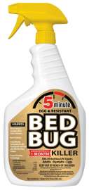 HARRIS GOLDBB-32 Bed Bug Killer, Liquid, Spray Application, 32 oz