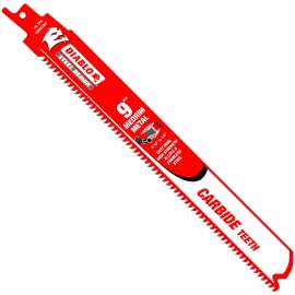 Diablo DS0910CF Reciprocating Saw Blade, 9 in L, 10 TPI, Carbide Cutting Edge