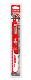Diablo DS0910CF3 Reciprocating Saw Blade, 9 in L, 10 TPI, Carbide Cutting Edge