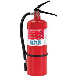 FIRST ALERT PRO5 Fire Extinguisher, 5 lb Capacity, Monoammonium Phosphate, 3-A:40-B:C Class, Wall Mounting