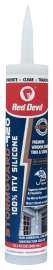 Red Devil STORMGUARD 787 Silicone Sealant, Clear, 10 to 100 deg F, 300 mL Cartridge