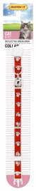 RUFFIN'IT 39249 Adjustable Breakaway Cat Collar, 3/8 in W Collar, 8 to 12 in L Collar, Fastening Method: Buckle