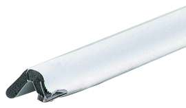 M-D 91868 Replacement Weatherstrip, 81 in L, Vinyl, White