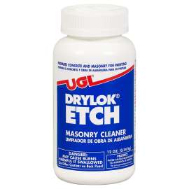 UGL 01908 Masonry Cleaner, 12 oz Bottle, Crystal, White