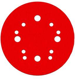 Diablo DCD050040H04G Sanding Disc, 5 in Dia, 40 Grit, Ultra Coarse, Ceramic Abrasive, 12-Hole