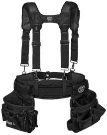Dead On HDP411014 Electrician's Suspension Rig, 52 in Waist, Poly Fabric, 14-Pocket