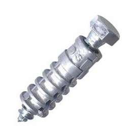 COBRA ANCHORS Lag Shield 255M Masonry Anchor, 445 lb, Zinc
