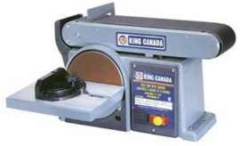KING CANADA KC-705L-6 Belt and Disc Sander, 4.3 A, 4 x 36 in Belt