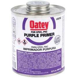 Oatey 30758 Primer, Liquid, Purple, 32 oz