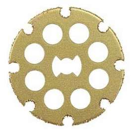 DREMEL EZ Lock EZ544 Cutting Wheel, 1-1/2 in Dia, 0.07 in Thick, 1/8 in Arbor