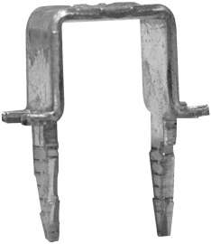HUBBELL TES1R25 Cable Staple, Galvanized Steel