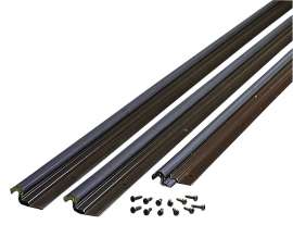 M-D 87783 Compression Weatherstrip, 84 in L, Aluminum