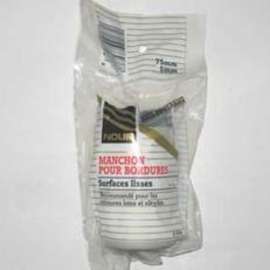 NOUR Z 4T10 Lint-Free Roller Refill, 3/8 in Thick Nap, 4 in L, Nylon/Polyester Cover