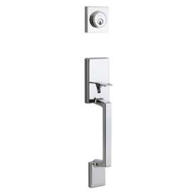 Taymor Professional Series 34-FV0766 Handleset, 3 Grade, Metal, Satin Nickel, 2-3/8 to 2-3/4 in Backset, WR5 Keyway